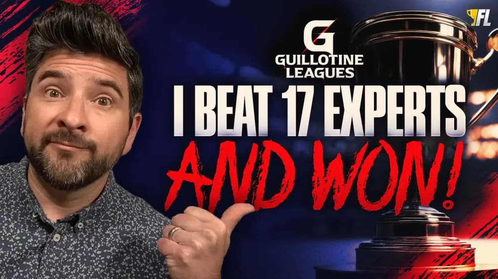 How To Win A Guillotine Leagues™ TItle: Tips From A First-Time Champion