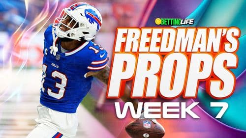 Freedman's Props. Best Player Prop Bets for Week 7.