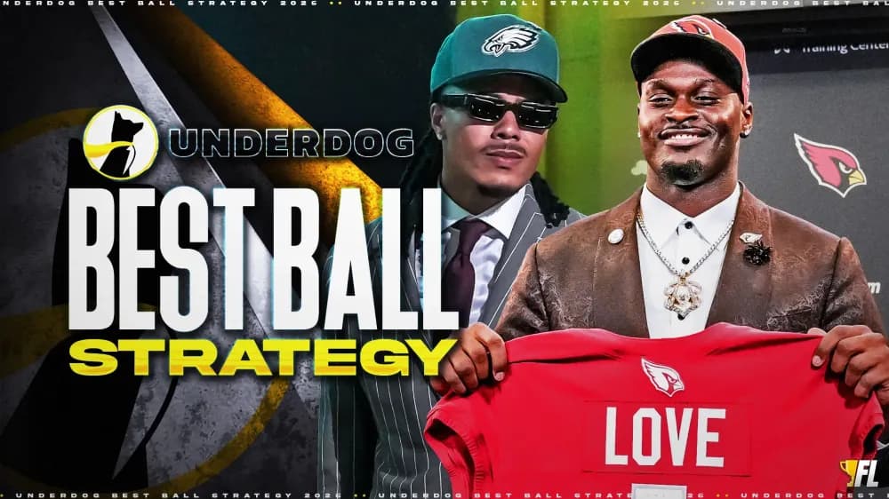 Underdog Best Ball Draft Strategy: Jordyn Tyson and More Rookie ADPs To Draft or Fade
