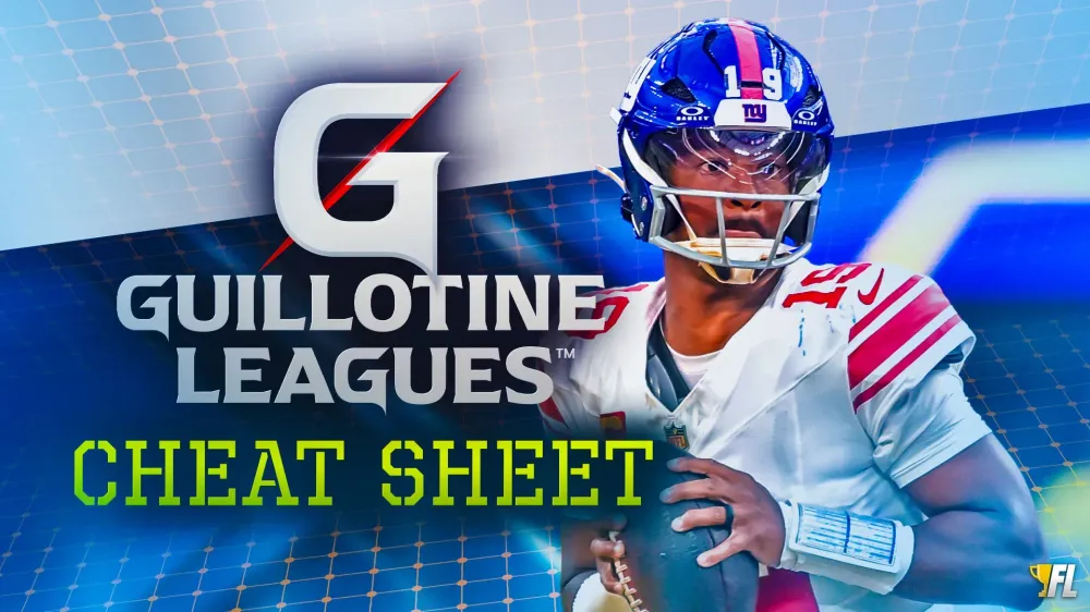 Guillotine Leagues™️ Cheat Sheet For Week 5: Jameis Winston Can Help You Surive