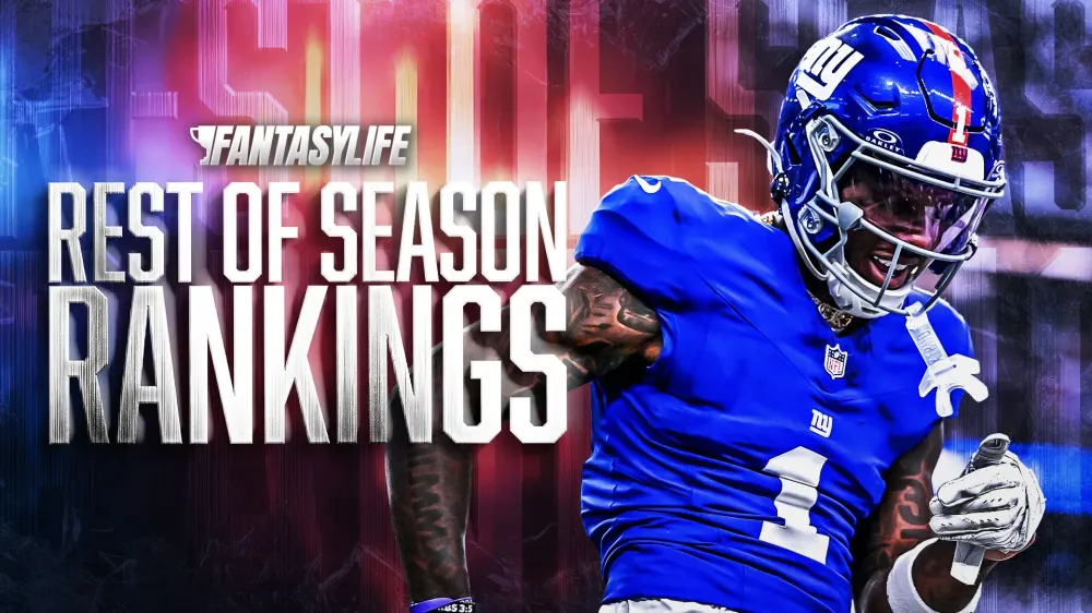 Rest-Of-Season Fantasy Football Rankings: Malik Nabers Rises Ahead Of Week 8