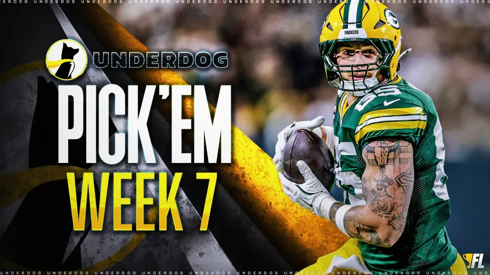 Underdog Pick 'Em Selections For Week 7: Go High On Tucker Kraft