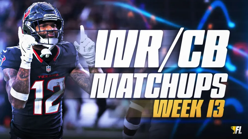 Week 13 WR/CB Matchups: Nico Collins, Jaylen Waddle and More