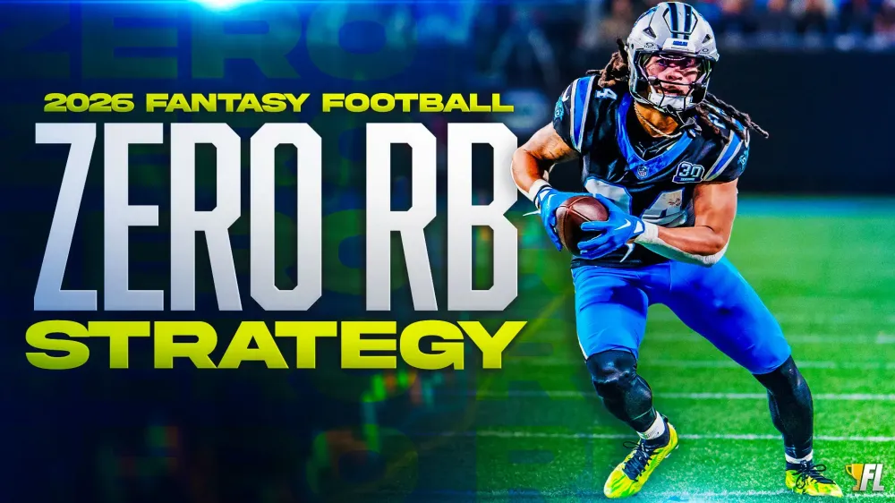 Zero-RB Fantasy Football Strategy: Jonathon Brooks Headlines 2026 Draft Targets