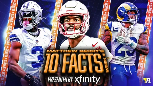 Matthew Berry's 10 Facts To Know For Week 5 In Fantasy Football