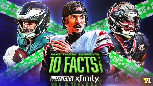 Matthew Berry's 10 Facts To Know Ahead Of Week 6 Fantasy Football