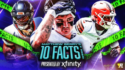 Matthew Berry's 10 Facts For Week 8 Fantasy Football: Colston Loveland, Jonah Coleman & More