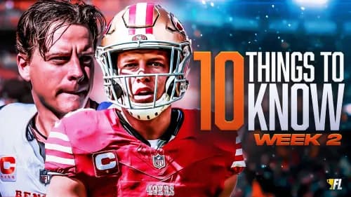 10 Things To Know For Week 2 in Fantasy Football: Rookie Stock Watch, Injury Updates, and More