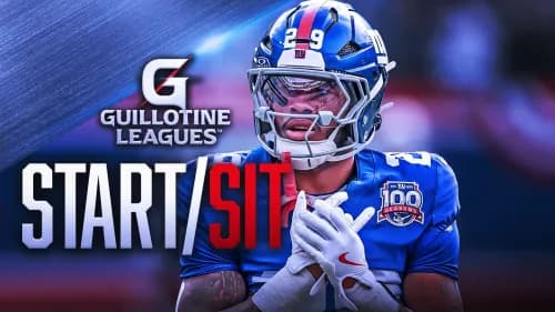 Week 3 Guillotine Leagues™️ Lineup Decisions: Start or Sit Tyrone Tracy, Matthew Golden and More 