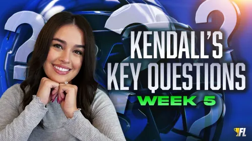 Kendall's Key Questions Week 5: Is Tyreek Hill Worth a Stash?