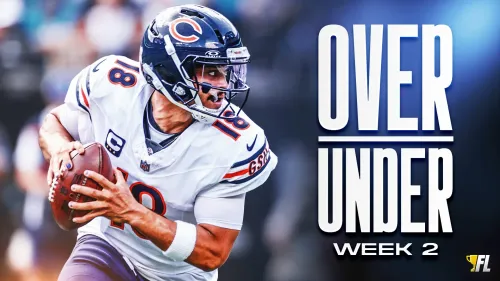 NFL Total (Over/Under) Picks for Week 2: Who Would Dare Fade the Bears?