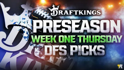 NFL DFS Preseason Week 1 Thursday Picks: Build Around Luke Altmyer and the Lions