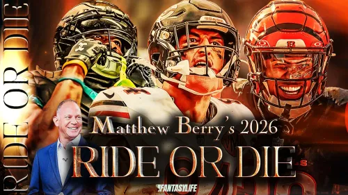 Matthew Berry's Ride or Die For 2026 Fantasy Football