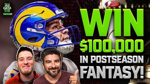 How To Take Home BIG MONEY in Postseason Fantasy Football | Talk Data to Me