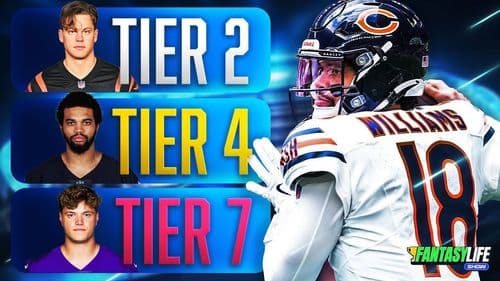 Quarterback Rankings & Tiers for 2025 Fantasy Football