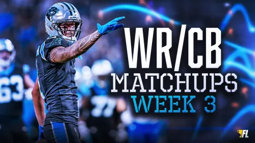 Week 3 WR/CB Matchups For Fantasy Football: Tetairoa McMillan, Parker Washington Pointing Up