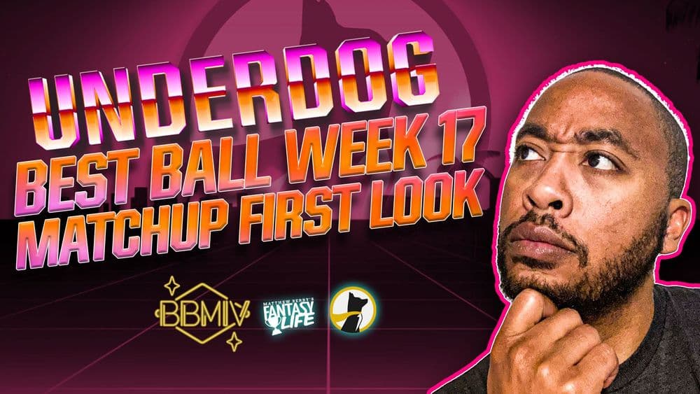 Best Week 17 Matchups for 2023 Best Ball Drafts