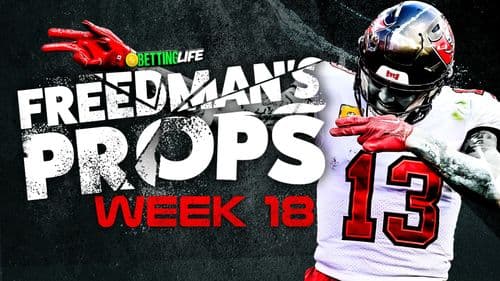 Freedman's Props. Best Player Prop Bets for NFL Week 18.