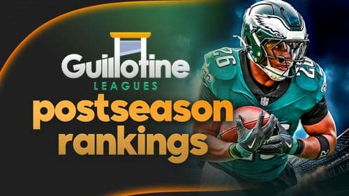 Paul Charchian's Postseason Guillotine League Rankings