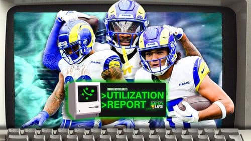 The Utilization Report. Everything You Need For Fantasy Football In Week 3.