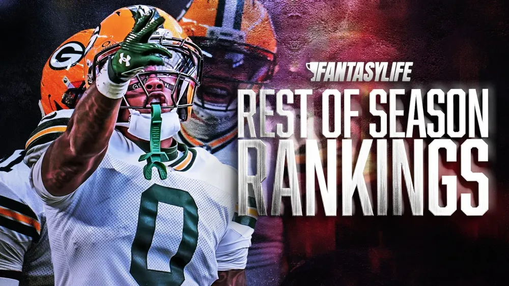 Rest-Of-Season Fantasy Football Rankings Risers & Fallers: Matthew Golden, Carnell Tate & More