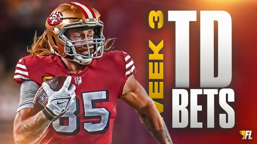 Anytime TD Picks & First TD Scorer Bets for Week 3: George Kittle and More