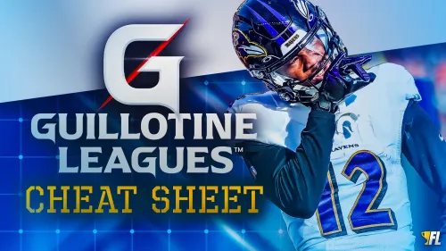 Guillotine Leagues™️ Cheat Sheet For Week 3: Can Rashod Bateman Do It Again?