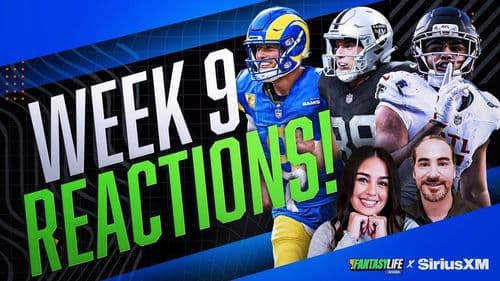 Fantasy Fallout Week 9: Upsets, Injuries + MNF Props & Week 10 Odds!
